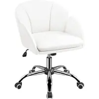 Merkloos Bureaustoel - Ergonomisch - Tot 136 kg - Hoogteverstelbaar - Wit