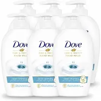 Dove 6 x Handzeep - Care & Protect - Diep Reinigend - 250 ml - Voordeelverpakking - 6 stuks