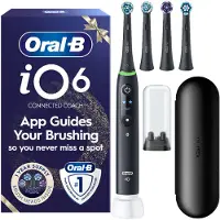 Oral-B iO 6 Zwart Holiday Edition met 4 opzetborstels