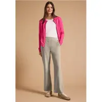 Cecil Dames Broek met High Waist en rechte pijpen in een Loose Fit-pasvorm - Beige - XS