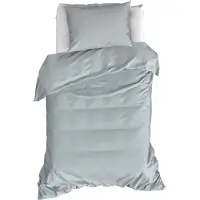 MOODIT Dekbedovertrek Basil Stone Blue-140 x 200 / 220 cm | 1-Persoons