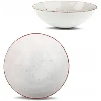 Lubiana Boss Diep Bord / Saladekom 18 cm - Budyn (Porselein)