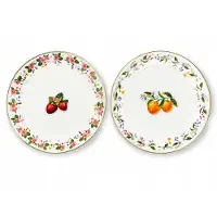 Easy life Fruit Dessertbord - 16 cm - Porselein - 2 Stuks