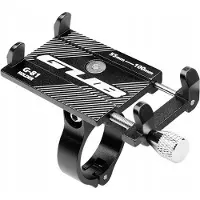 Azaris Aluminium Fiets Telefoonhouder - Sterk & Verstelbaar voor 3-6.8 inch