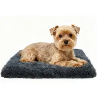 Merkloos Fluffy Orthopedisch Hondenbed met Afneembare Deksel