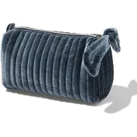 HEMA Etui velvet (nachtblauw)