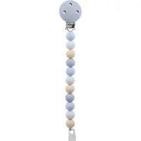 Nattou SILICONE Fopspeenketting - 21 cm - Multi Blauw
