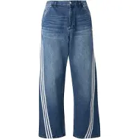 Adidas Originals Jeans 'A6' blauw denim / wit