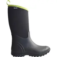Brogini Waterdichte halfhoge laarzen met Belmont-logo voor dames (Zwart/Kalk)