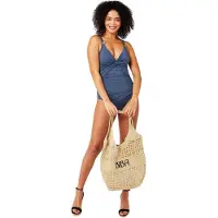 Biba Icon-badpak met buikcorrection voor dames (Tinnen)