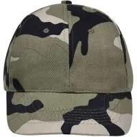 Sols Buffalo 6 panel baseballpet (Camo Groen)
