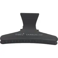 Sibel Carbon Line cc18 Hårklemmer 8,3cm - Ref. P000868 3 stk.