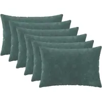 vidaXL - Kussensloop - 6 - pcs - HEERLEN - Zee - blauw - 40 - x - 60 - cm