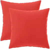 vidaXL Kussen met kussen HEERLEN 2 st Rood Polyester