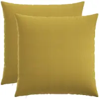 vidaXL Kussensloop 2 st HEERLEN Lichtgroen 55 x 55 cm Stof