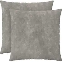 vidaXL - Kussensloop - 2 - pcs - HEERLEN - Lichtgrijs - 60 - x - 60 - cm