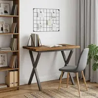 vidaXL Vierkante Eettafel 90 x 55 x 75 cm Massief Acacia Hout