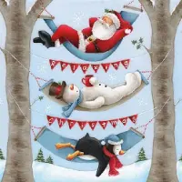 Ambiente Kerst Servetten 33x33cm - 20 Stuks - Luxe 3-Laags Papier