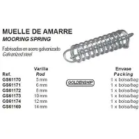 Goldenship Galvanized Mooring Spring Zilver 14 mm
