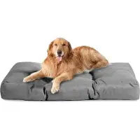 Markenlos Waterdichte hondenbedden voor grote honden, 110x90 cm, gevuld, hondenmat, hondenbed, wasbaar, 10 cm hoog