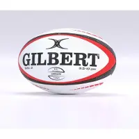 Gilbert rugbybal Orion wedstrijd - maat 4 - rood - sportbal.