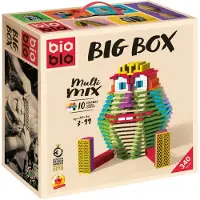 Piatnik BIG BOX Multi Mix - 340 bouwstenen in 10 kleuren
