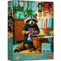 Trefl , Wasbeer Wasdag, 1000-delige Premium Plus puzzel
