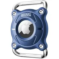 AdroitGoods Waterdichte Militaire Panzer Hoes – Geschikt voor Apple AirTag – Sleutelhanger – Houder – Case - Blauw