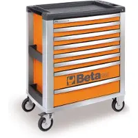 Beta C39/8 Oranje Gereedschapswagen, met 8 laden - 039000041