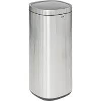 5five Simply Smart 5Five Drukknop Afvalemmer - Soft close - 50L - Grijs