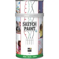 Magpaint SketchPaint Wit glans 1 L – whiteboardverf voor muur, deur en meubel