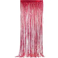 Party Deco PartyDeco - Deurgordijn Rood (0,90 x 2,5 m)