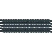 KOTARBAU Merkloos - PVC Raam Afwateringsafdekking - Antraciet - 36 mm - Set van 100