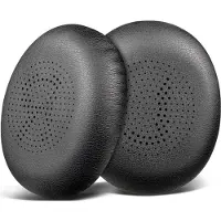 Markenlos Vervangende oorkussentjes voor de Evolve2 30 headset, zachte kunstleren oorkussentjes met hoogwaardig schuim voor comfort en geluidsisolatie
