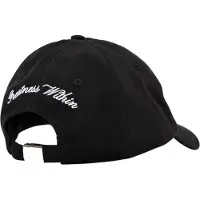 Everlast Conor Benn Geborduurd Logo Gym Baseball Cap (Zwart/Wit)