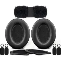 Markenlos Vervangingsset voor oorkussens en hoofdband met microfoonschuim voor Bose Aviation X A10/A20 headsets - voor verbeterd comfort en geluidskwaliteit
