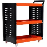 KRAFT&DELE Montagewagen met 3 planken, draagvermogen 100 kg, model 05140