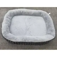 Merkloos Orthopedisch Hondenbed met Rand in Groen