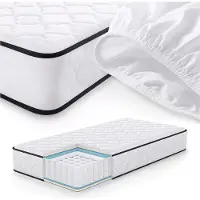 Akord Springs Matras met Beschermer 100x200 cm / Spring Pocketveringmatras / Binnenveringsmatras / Pocketvering met 7 Comfortzones / Afneembare waterdichte tijk / H3 Hardheid