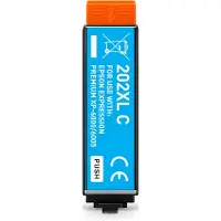 Boxstuff inkt geschikt voor Epson 202XL Cyaan - Geschikt voor Epson Expression Premium XP-6105 / XP-6100 / XP-6000 / XP-6005 / XP6100 / XP6105 / XP6000 / XP6005 Printers - Cyan