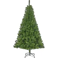 Black Box Trees Charlton Kerstboom - Boom met Natuurlijke Uitstraling en PVC Naalden - Kerstversiering voor Binnen - Kunstboom met Scharnierconstructie - H215 x Ø127 cm - Groen