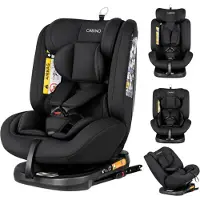 Cabino Luna Autostoel i-Size – 360° Draaibaar – Isofix – Groep 0/1/2/3 – 40 tot 150 cm – Zwart