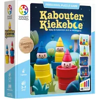 SmartGames Kabouter Kiekeboe - Houten Logisch Denkspel - 48 Educatieve Zoekuitdagingen - Solospel voor Peuters & Kleuters - Vanaf 3 Jaar