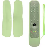 Kwmobile hoes geschikt voor LG MR20GA / MR21GA /MR22GA / MR23GA - Siliconen anti-slip hoes voor afstandsbediening in groen