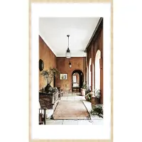 Wandkraft Schilderij - interieur - aardetinten - Collectie Travel stories - Forex met blanke lijst - 70x118cm