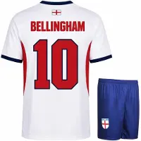 Kingdo Engeland Voetbaltenue Bellingham Thuis - Voetbal Tenue Kinderen - Shirt en Broekje - Jongens en Meisjes - Volwassenen - Heren en Dames - Maat 128
