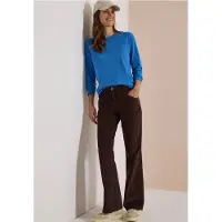 Cecil Dames High Waist Bootcut Broek – Slim Fit - Bruin - 36