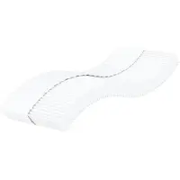 vidaXL Schuimmatras voor kinderen hardheid H2 H3 80x160 cm wit