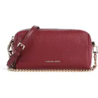 Michael Kors schoudertas, leder, Bryant, klein, zacht rood