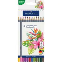Faber-Castell Set van 12 kleurpotloden Goldfaber Aqua Tropical Blossom